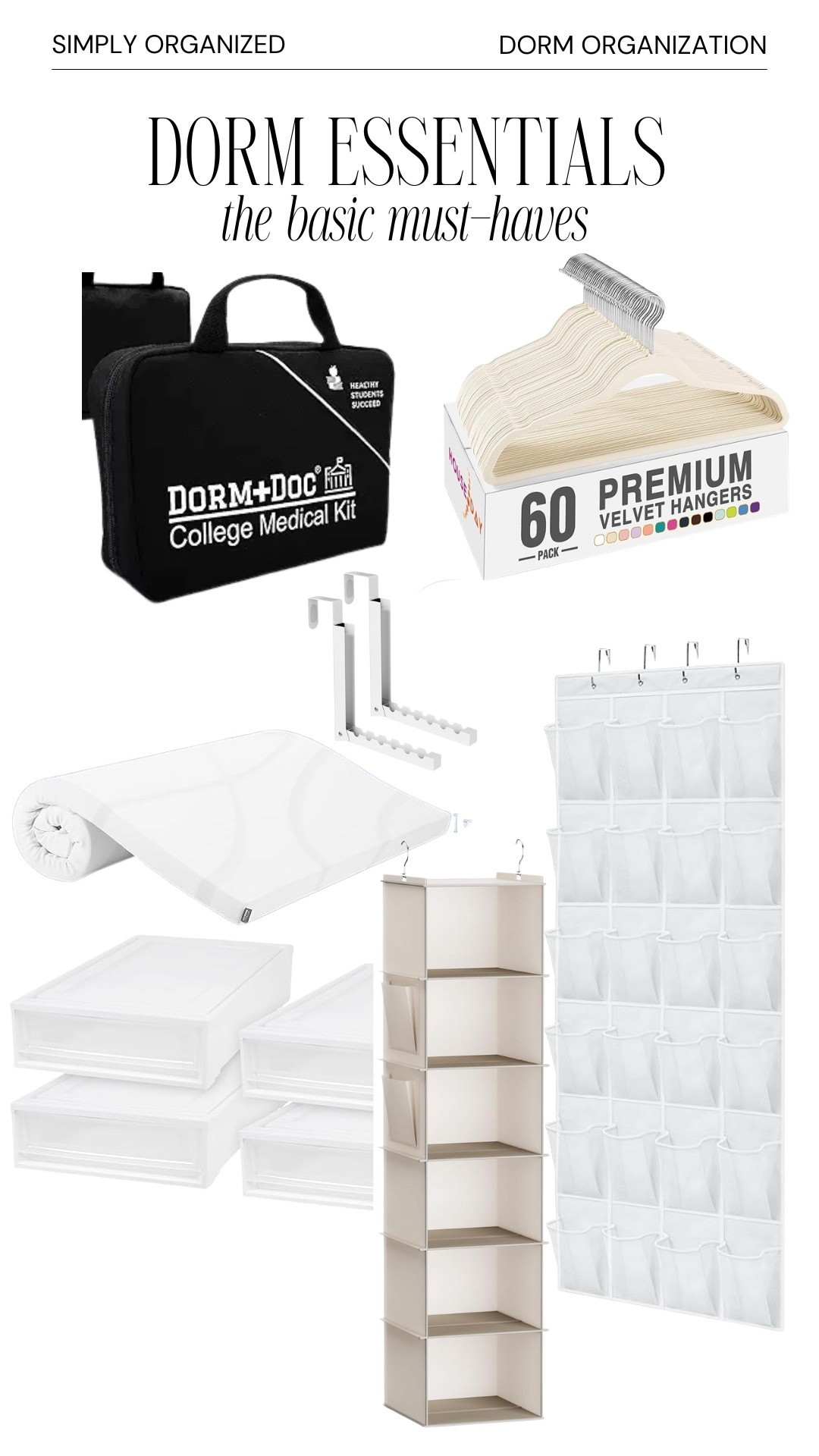 Part 2: Focusing on organization, these are some of the basic must have dorm essentials. You don’t need to break the bank to keep things organized, and orderly in this small space.

#LTKSeasonal #LTKFamily