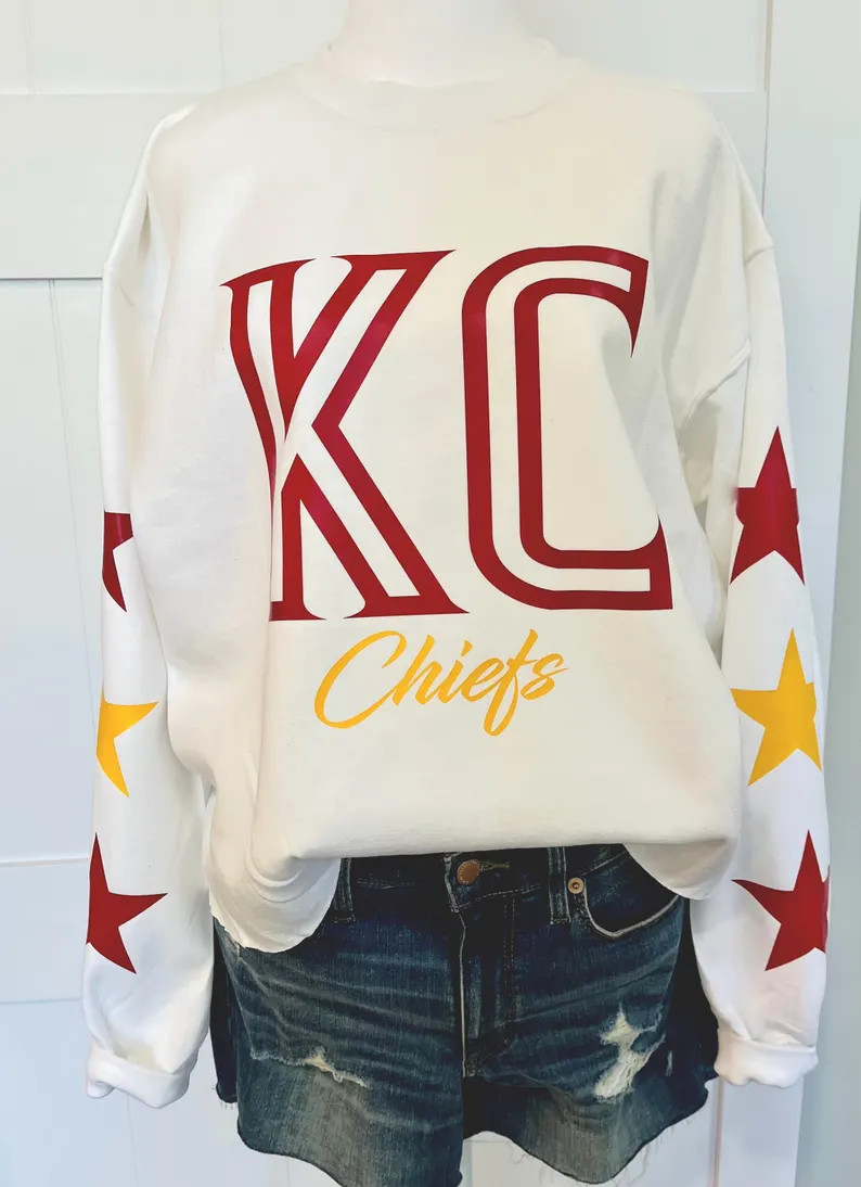 New KC Chiefs Sweatshirt - Etsy | Etsy (US)