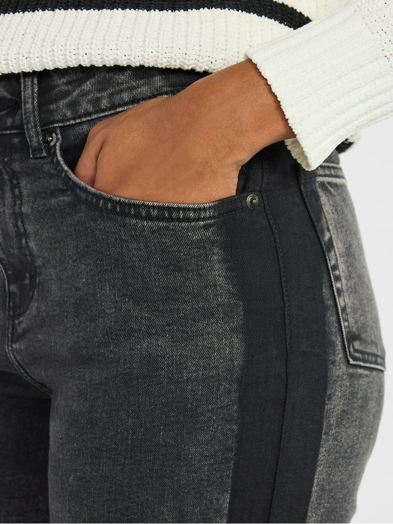 Time and Tru Women's Tuxedo Jeans, 30" Inseam, Sizes 0-20 | Walmart (US)