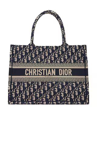 FWRD Renew Dior Book Tote Bag in Black from Revolve.com | Revolve Clothing (Global)