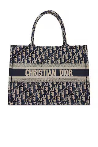 FWRD Renew Dior Book Tote Bag in Black from Revolve.com | Revolve Clothing (Global)