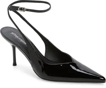 Executive Ankle Strap Pointed Toe Slingback Pump (Women) | Nordstrom