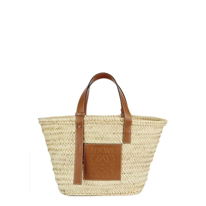 LOEWE Medium Cream Raffia Basket Bag | Harvey Nichols (Global)