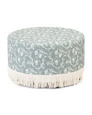 28.5in June Fringe Cocktail Ottoman | Marshalls