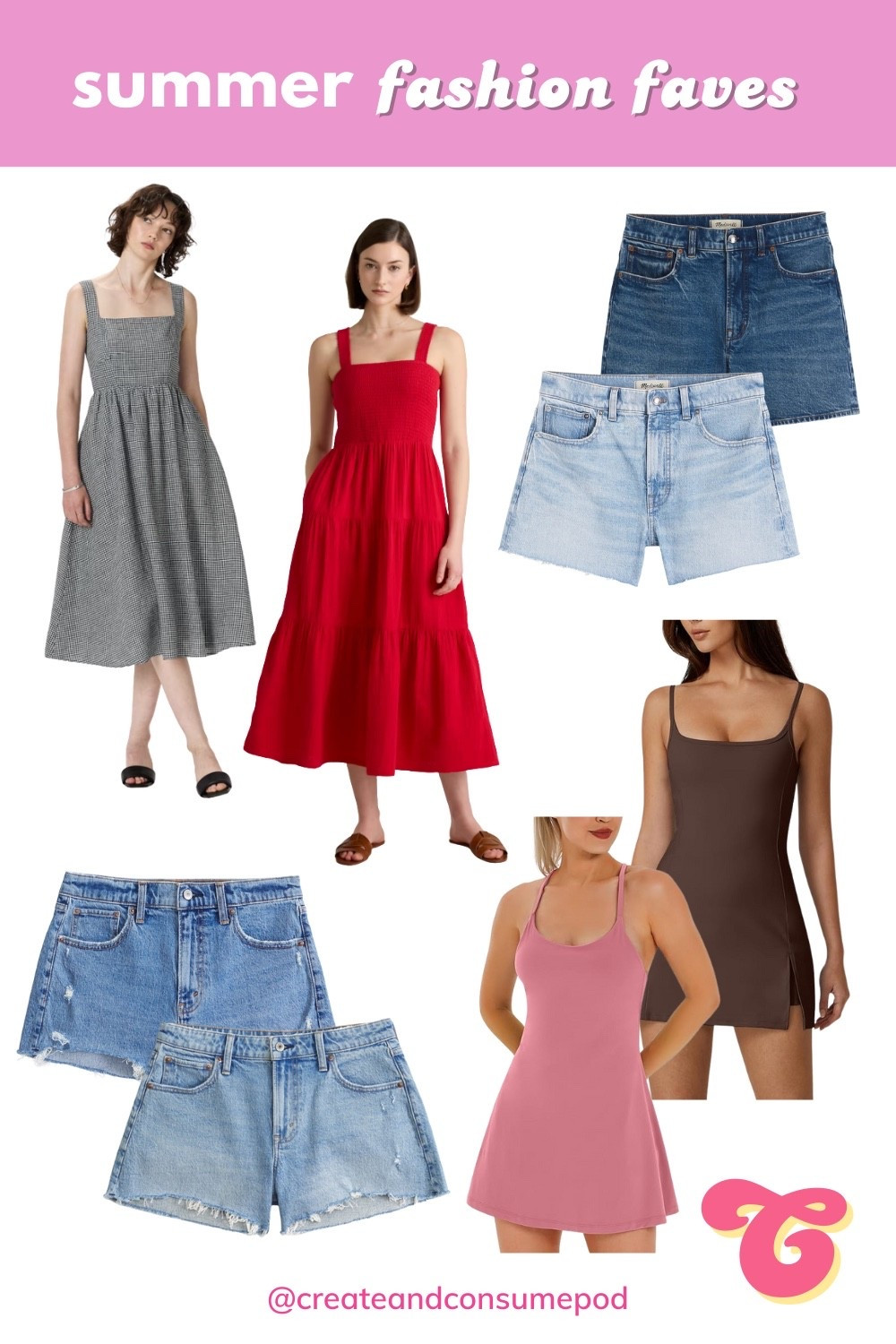 Summer style favorites! Midi dresses are perfect for hot days to still look put together. I’m also loving denim shorts from Abercrombie and Madewell and exercise dresses from Amazon  

#LTKFindsUnder100 #LTKSeasonal #LTKStyleTip