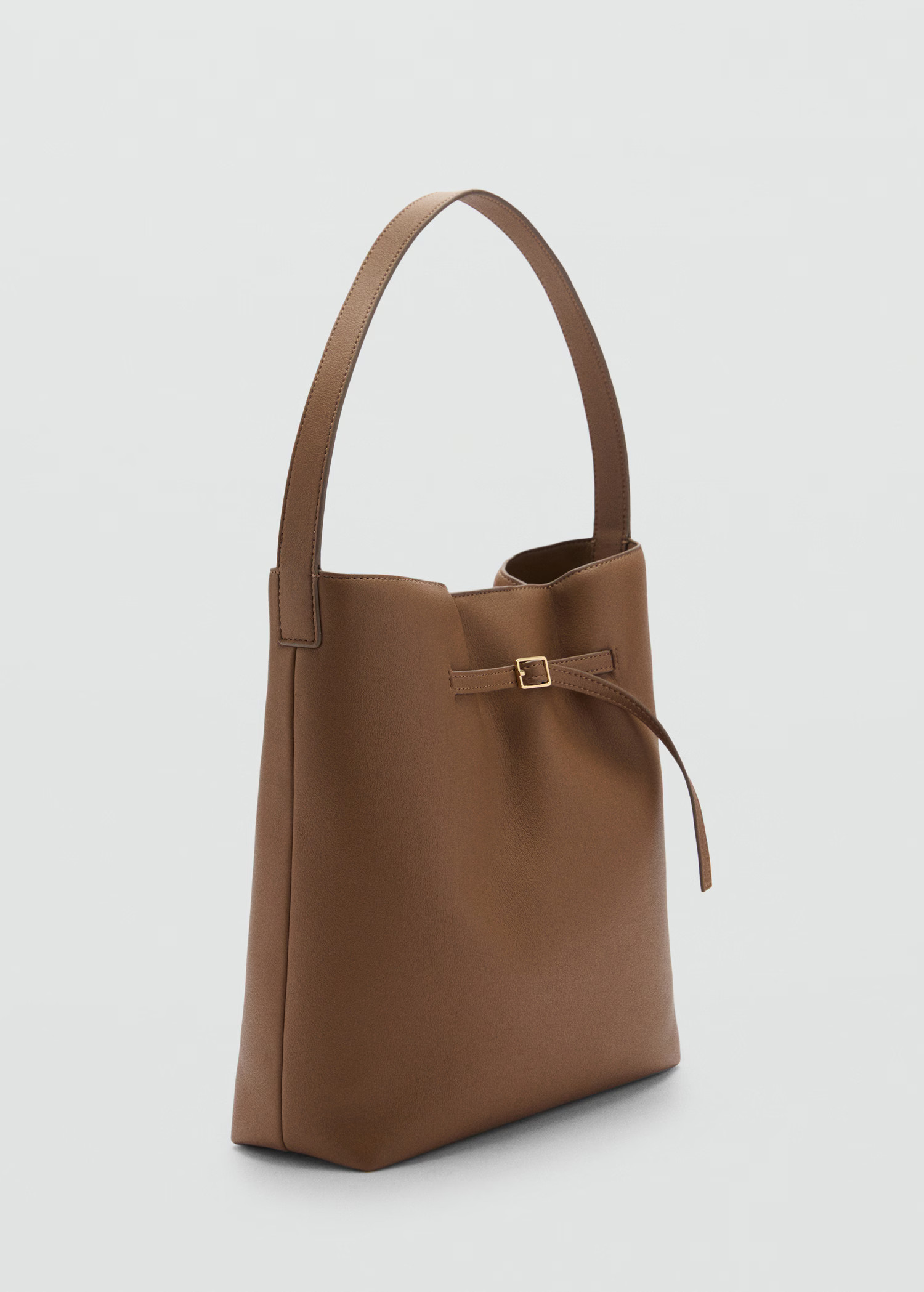 Bucket bag with buckle - Women | MANGO USA | Mango (US/MX/AU)
