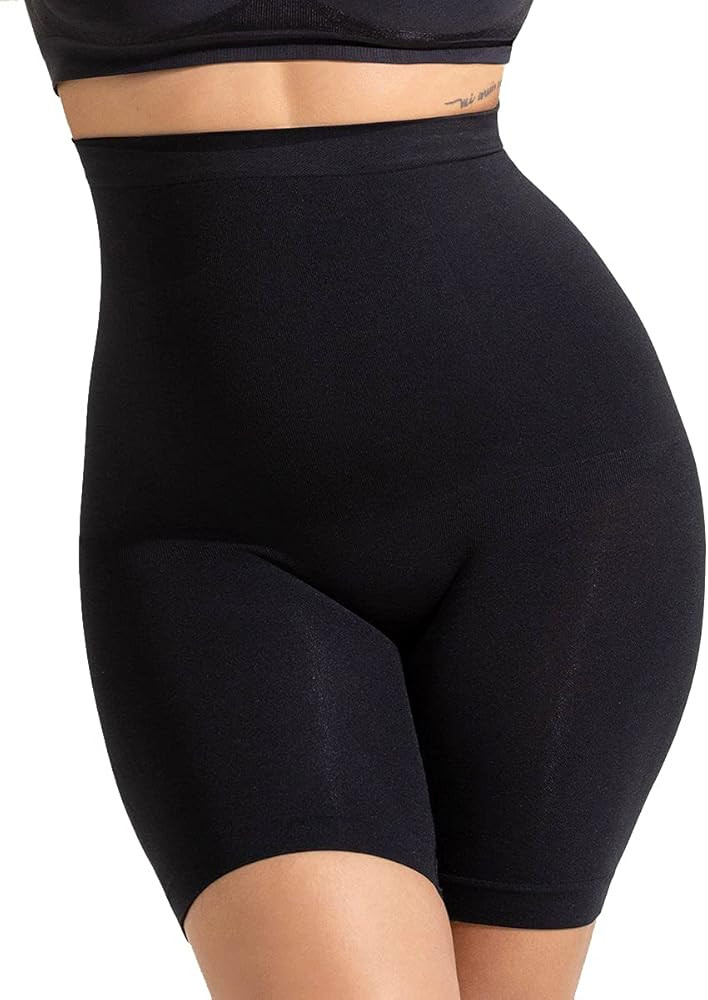 Shapermint High Waisted Body Shaper Shorts Shapewear for Women Tummy Control Thigh Slimming Techn... | Amazon (US)