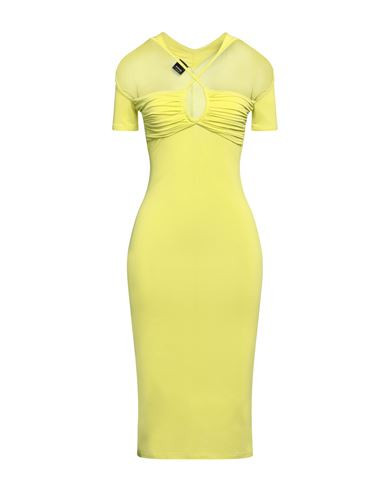 Pinko Woman Midi dress Lime green Size S Viscose, Elastane | YOOX (US)