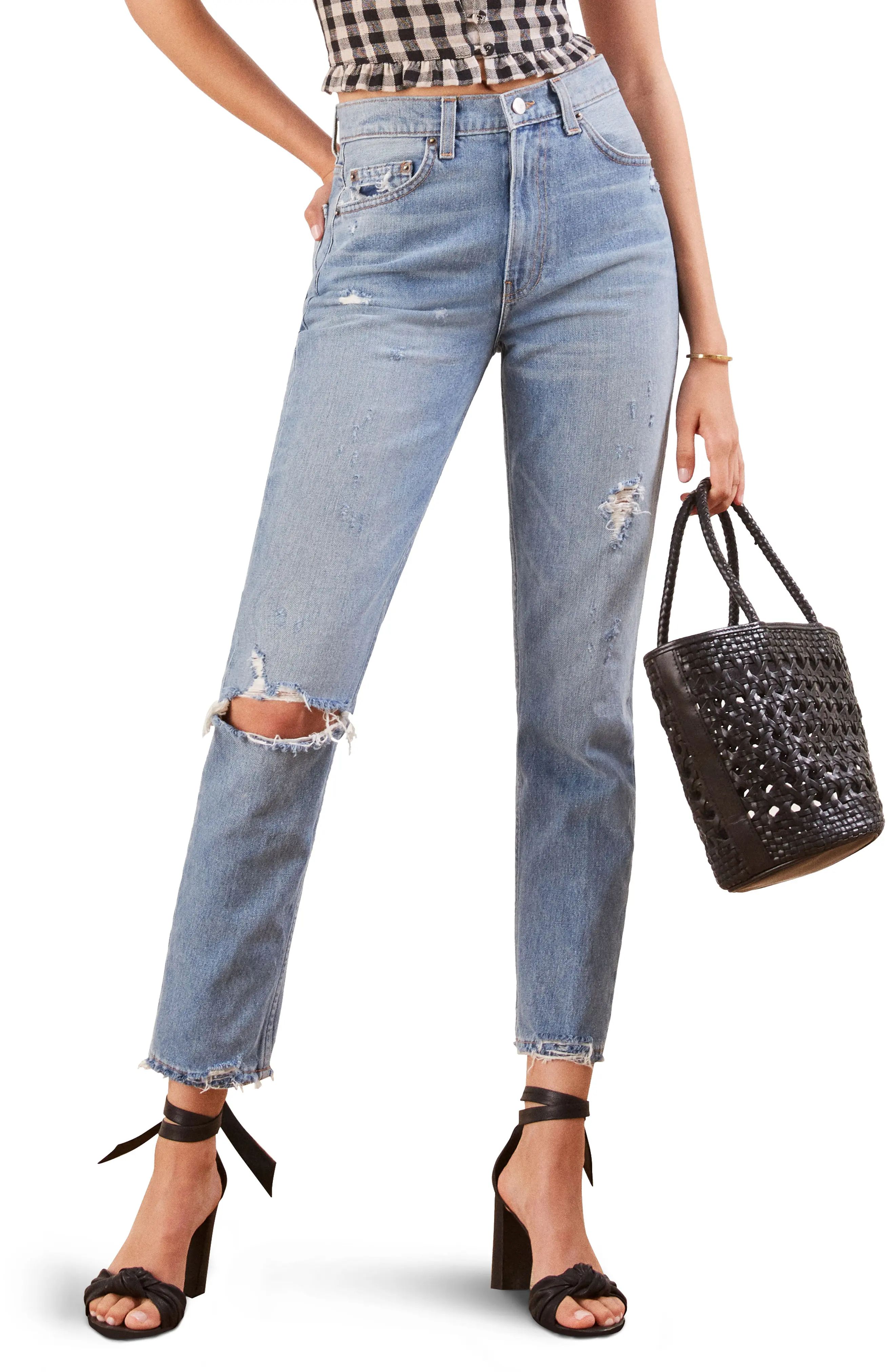 Reformation Julia High Waist Cigarette Jeans | Nordstrom