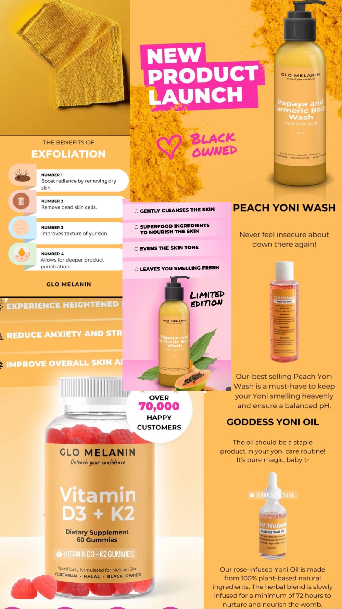 My Glo Melanin Mood Board for The Babes ✨

Babes my discount code on the Glo Melanin site ONLY is YVONNE15💕

The products are organic, vegan, wonderful for melanated skin and it’s black owned💗😌




#LTKGiftGuide #LTKplussize #LTKbeauty