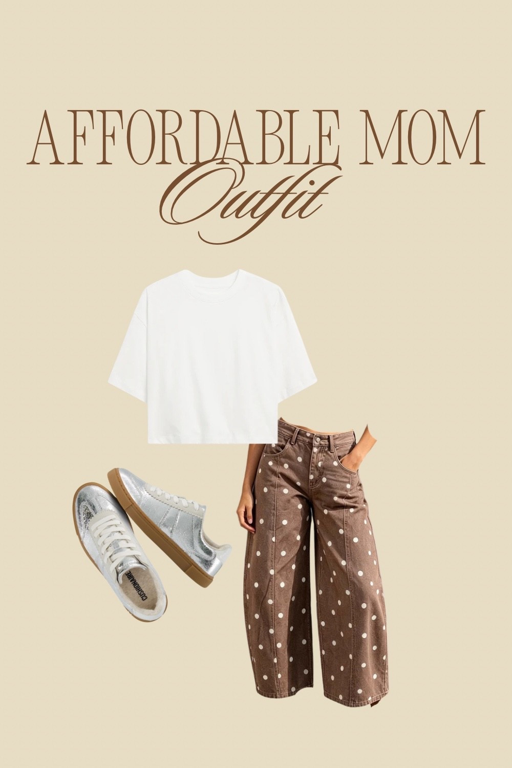 Affordable, cute + comfy mom outfit 🤎

#LTKootd #LTKKids