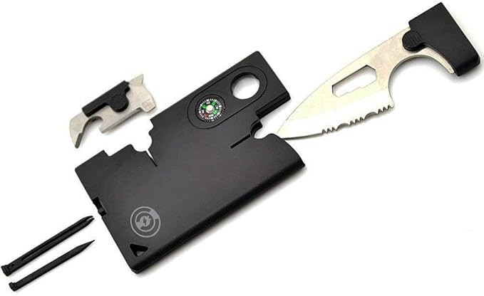 Stocking Stuffer Credit Card Tool Set & Card Knife Hunting & Golf Gifts - Army Tactical Multitool... | Amazon (US)