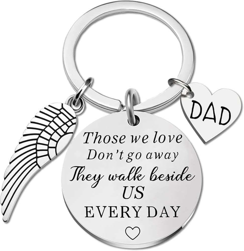 Sympathy Gifts for The Loss Of Dad Mom Brother Son, Bereavement Memorial Gifts-They Walk Beside U... | Amazon (US)