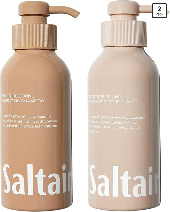 Saltair - Moisture Bound Haircare Set Shampoo & Conditioner 2 Pcs 28 Fl Oz 1 L | Amazon (US)