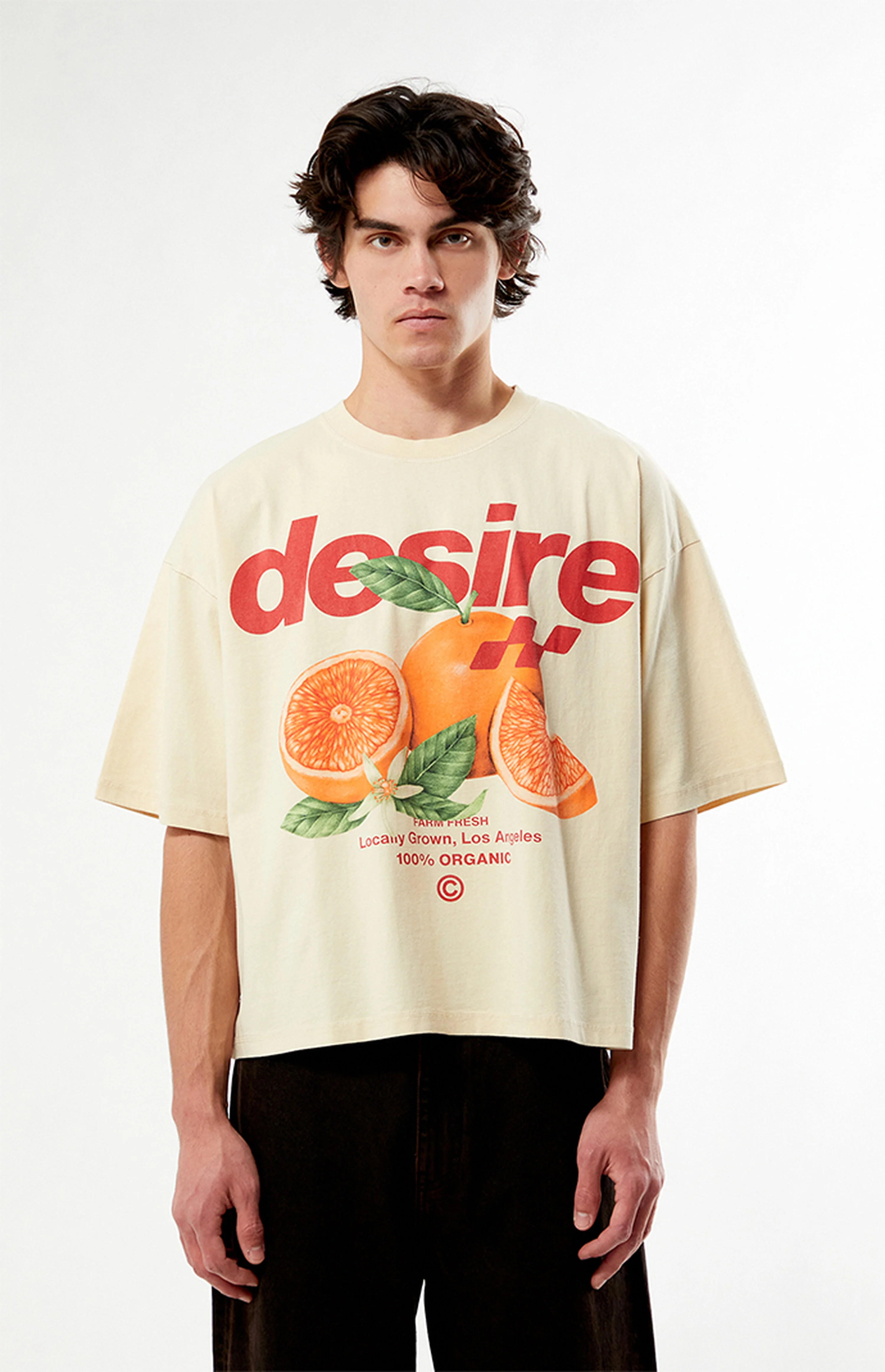 Pacsun Desire Cropped Boxy T-Shirt | PacSun