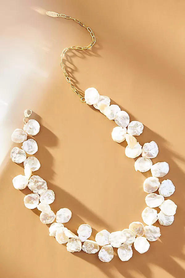 Petal Keshi Pearl Necklace | Anthropologie (US)