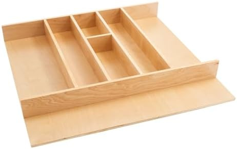 Rev-A-Shelf Trim-to-Custom-Fit Silverware Drawer Organizer For Kitchen Utensils, Cutlery Cabinet ... | Amazon (US)