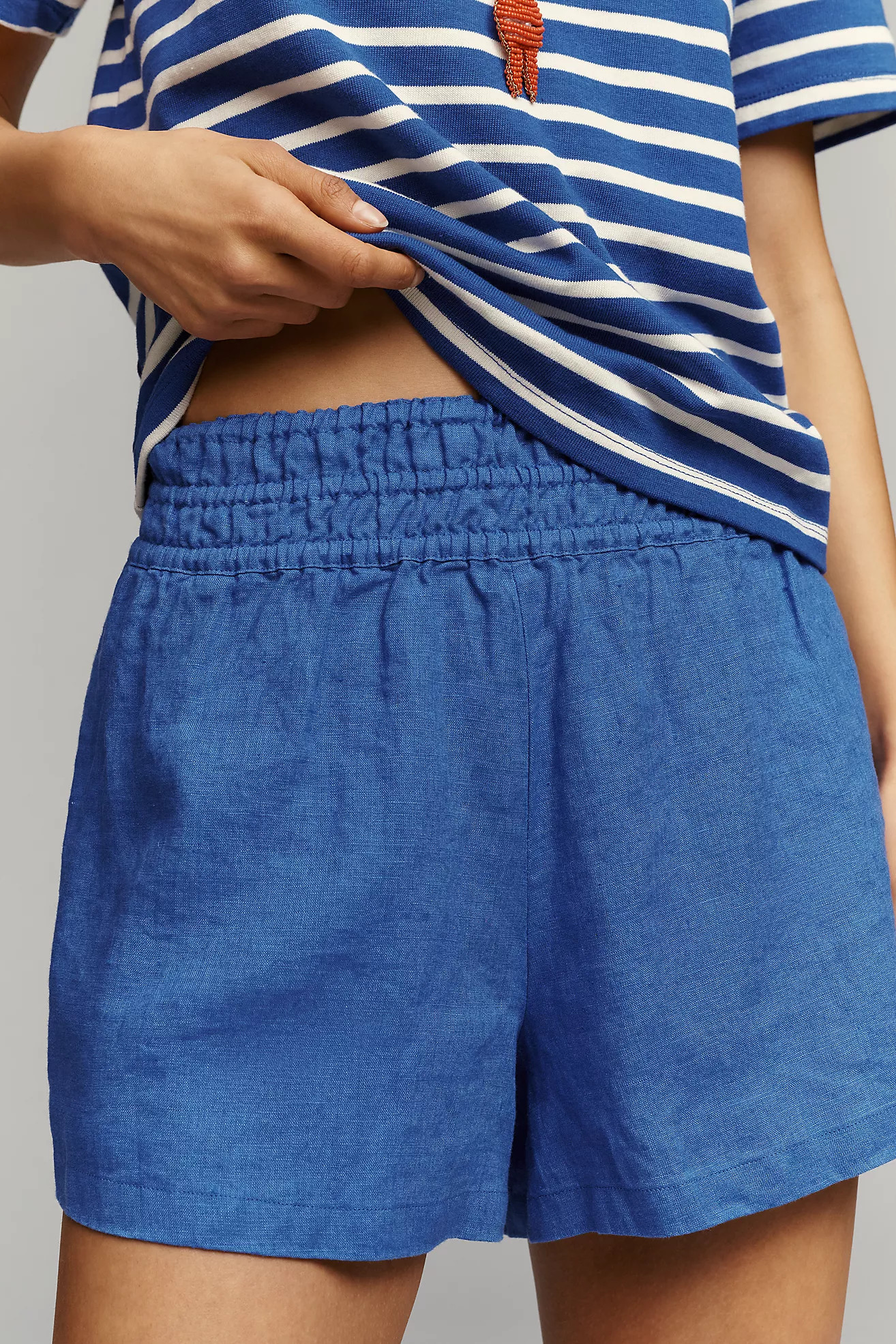 The Somerset Linen Shorts | Anthropologie (US)
