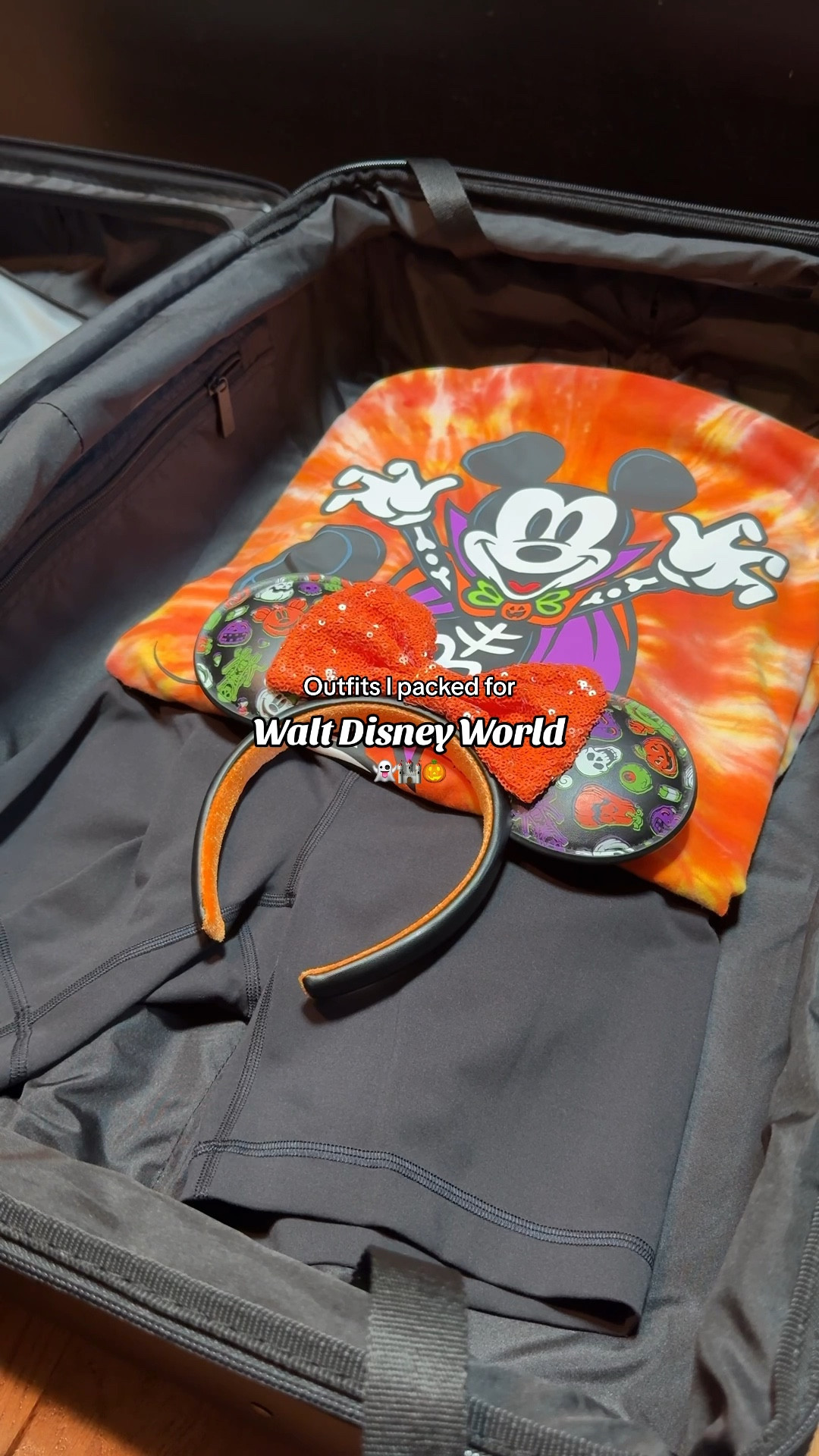 Outfits I packed for Walt Disney World 