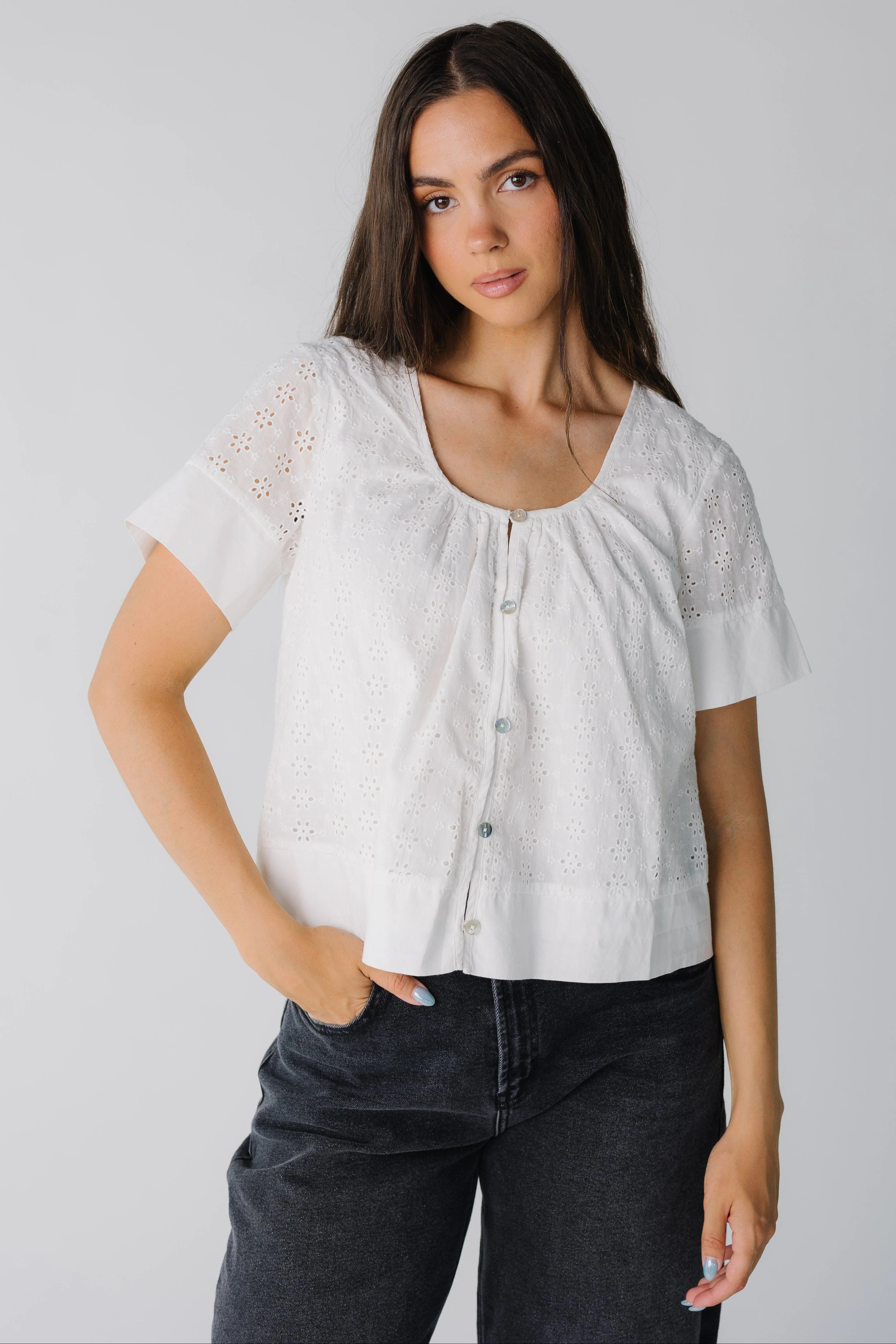 Forever Eyelet Top | Called To Surf