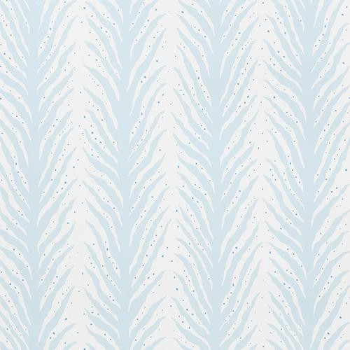 Schumacher Creeping Fern Slumber Blue Wallpaper | DecoratorsBest | DecoratorsBest