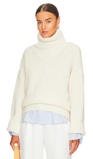 ANINE BING Sydney Sweater in Cream. - size M (also in L, S) | Revolve Clothing (Global)