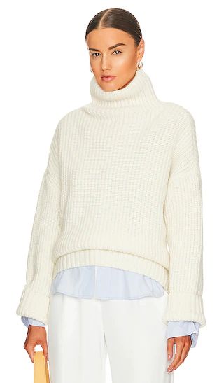 ANINE BING Sydney Sweater in Cream. - size M (also in L, S) | Revolve Clothing (Global)