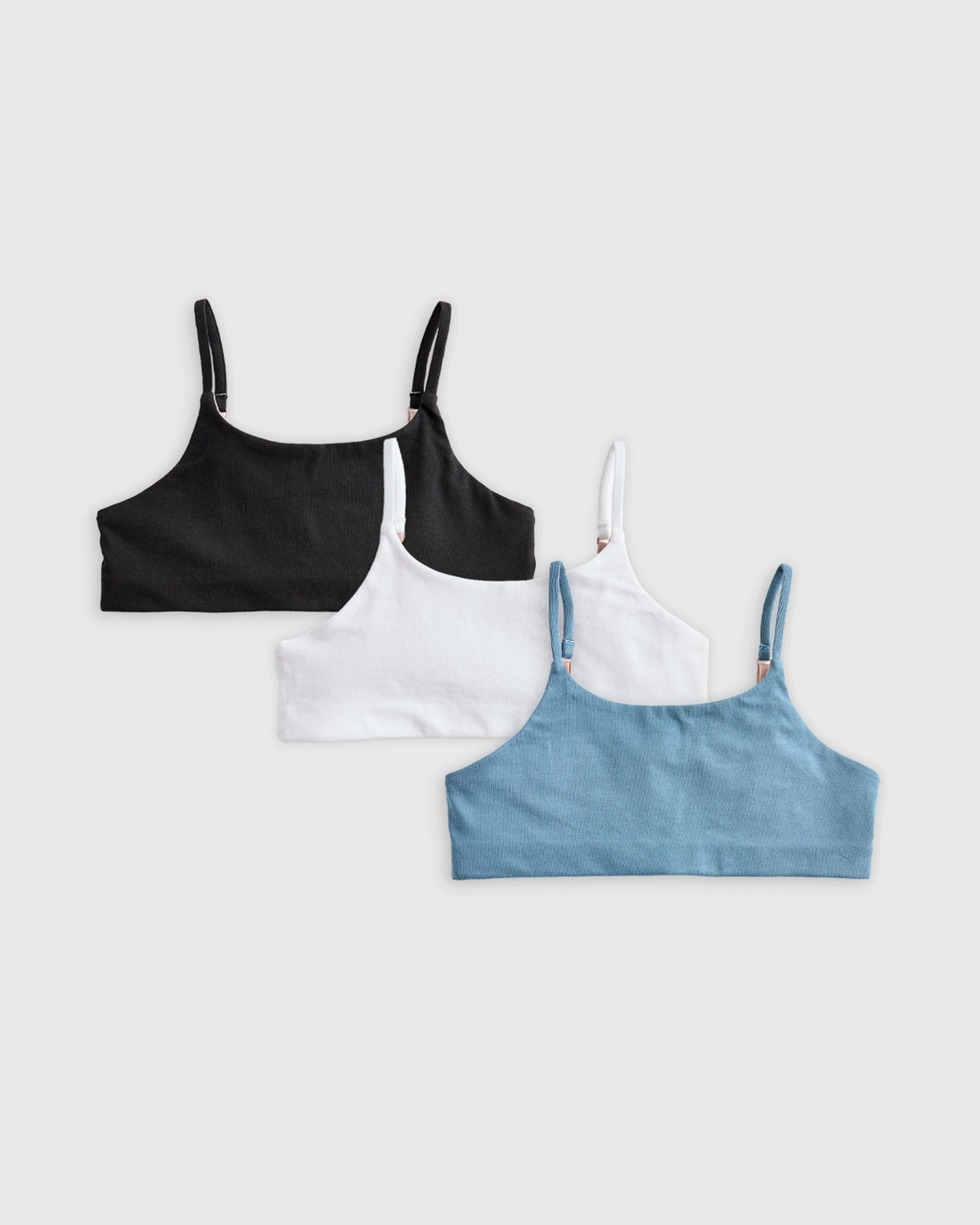 Organic Reversible Adjustable Bra (3-Pack) in Multi | Quince