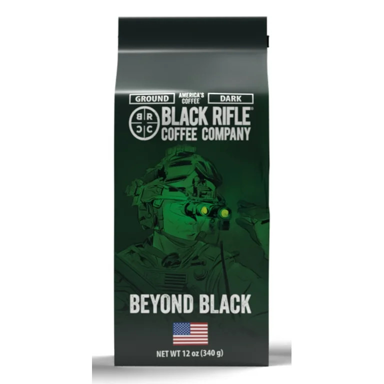 Black Rifle Coffee Company Beyond Black, Dark Roast, Ground Coffee, 12 oz | Walmart (US)