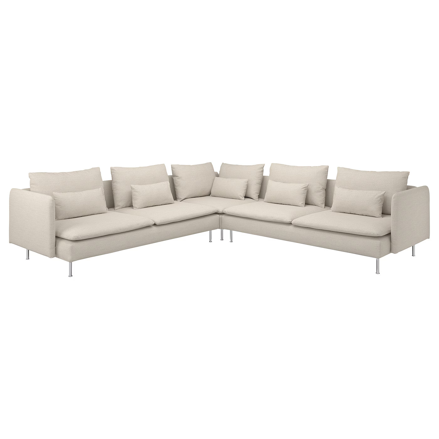 SÖDERHAMN Ecksofa 6-sitzig, Gunnared beige - IKEA Deutschland | IKEA (DE)