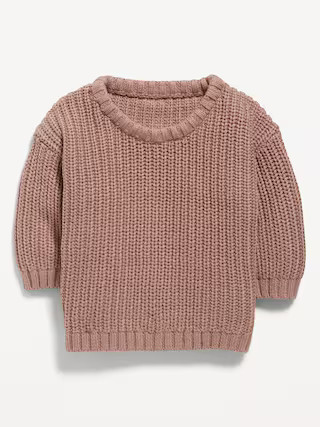 Unisex Organic-Cotton Pullover Sweater for Baby | Old Navy (US)