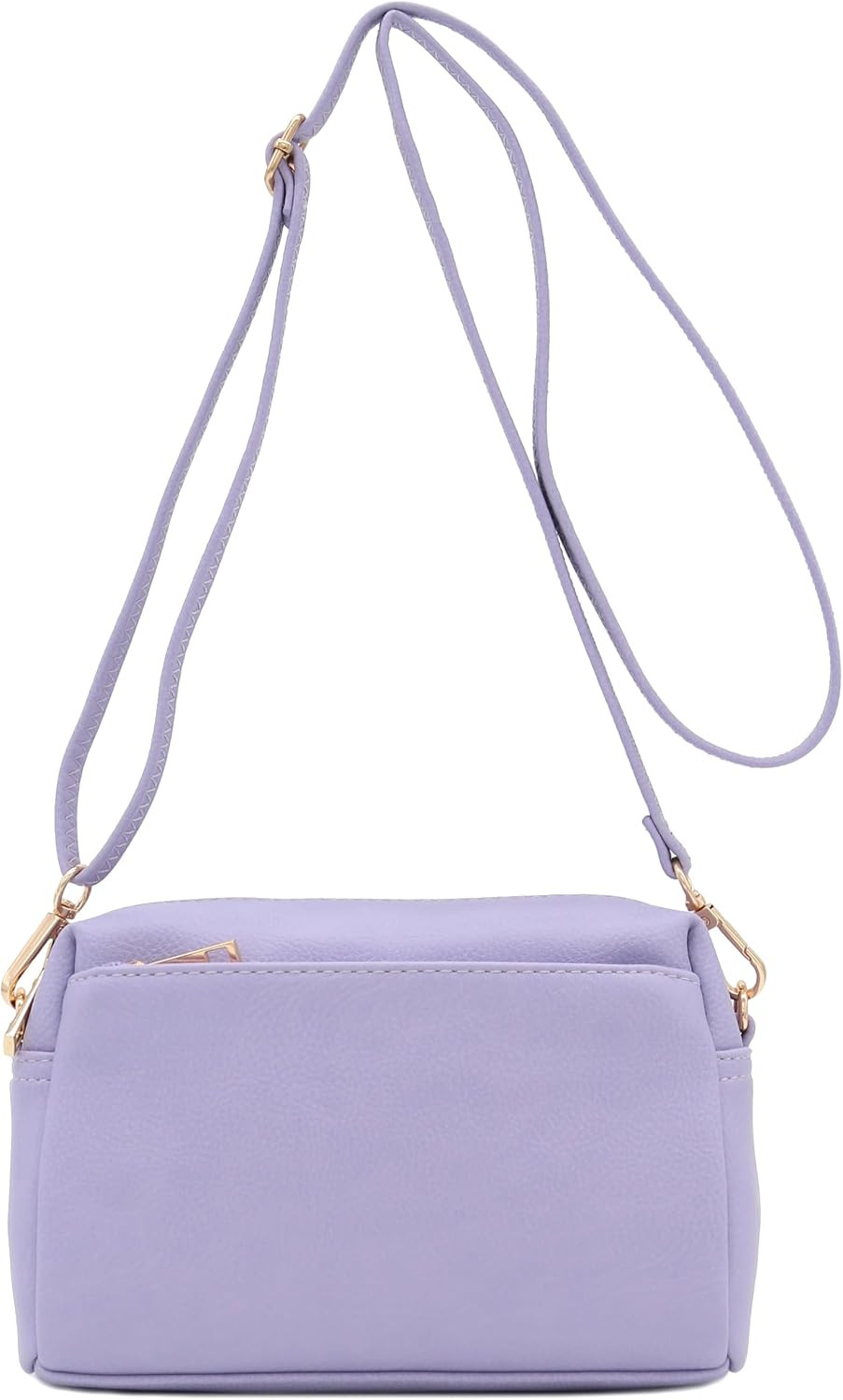 FashionPuzzle Triple Zip Small Crossbody Bag | Amazon (US)
