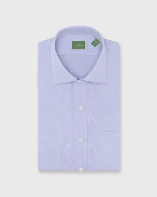Sid Mashburn & Ann Mashburn Spread Collar Dress Shirt in Blue Micro Cellulare - Spread Collar Dress Shirt in Blue Micro Cellulare | Shop.com