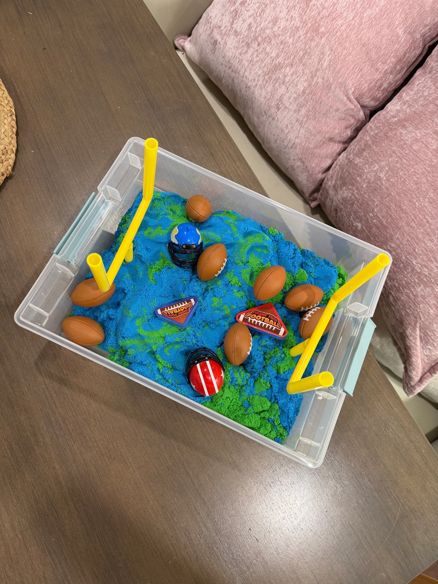 superbowl sensory activity for kids / Seahawks themed! 

#LTKmomlife #LTKKids