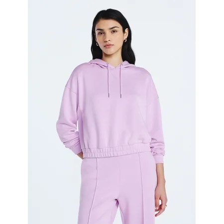 Scoop Women s and Women s Plus New Scubaknit Pullover Hoodie Sizes XS-4X | Walmart (US)
