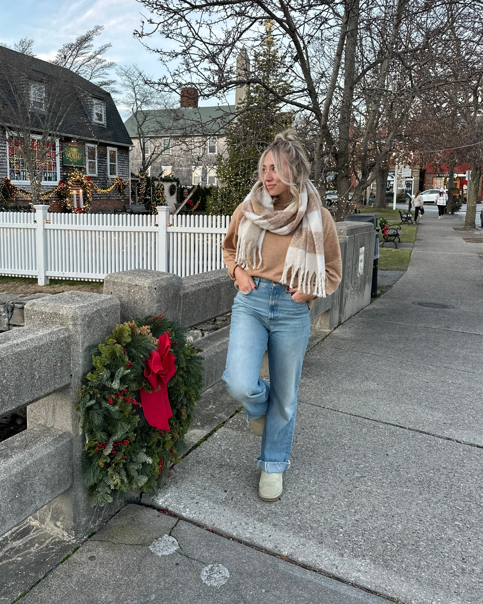 Merry happy everything ❄️💌✨🧣🫶🏼 this scarf is the perfect winter staple and makes for a great last minute gift too 🎁 

#LTKFindsUnder50 #LTKGiftGuide #LTKStyleTip