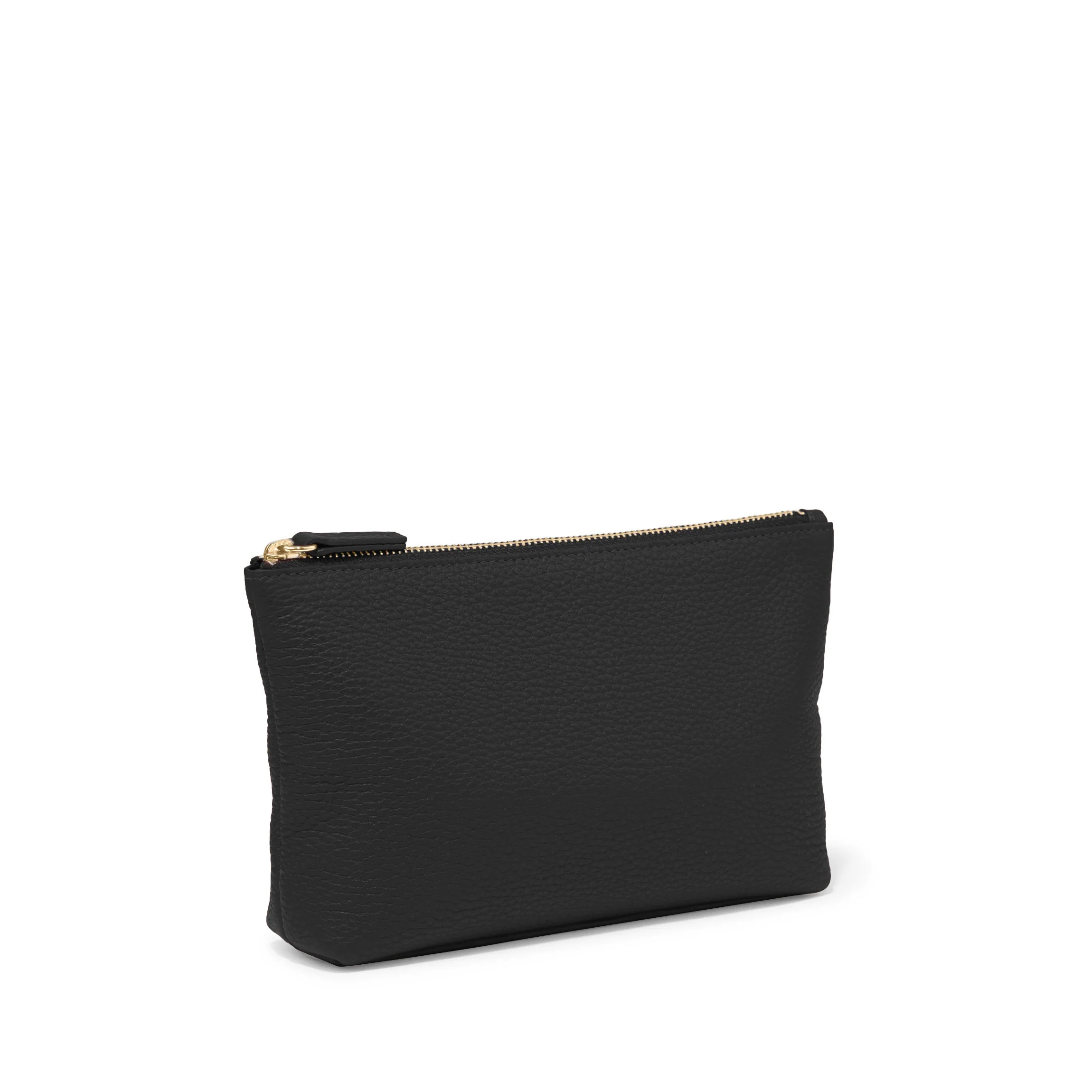 Small Accessories Pouch Black Pebble | Leatherology