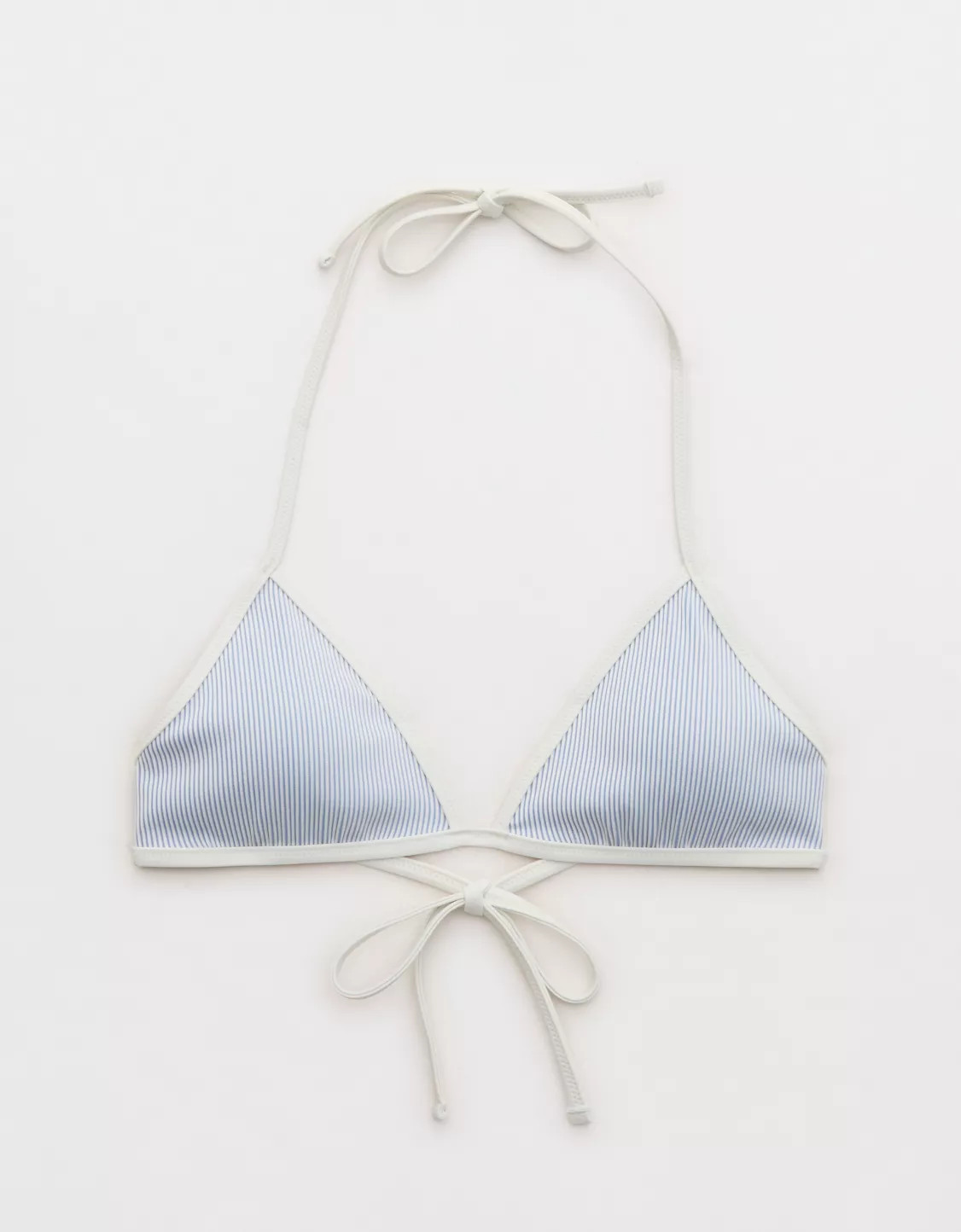 Aerie Ribbed Halter Triangle Bikini Top | Aerie