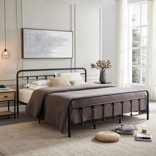 Gauvin 39.37'' Steel Bed Frame | Wayfair North America