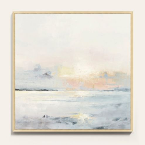 Pastel Sunset Framed Canvas | Ballard Designs, Inc.