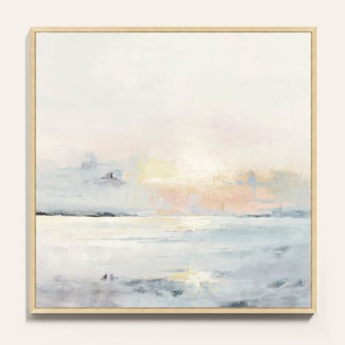 Pastel Sunset Framed Canvas | Ballard Designs | Ballard Designs, Inc.