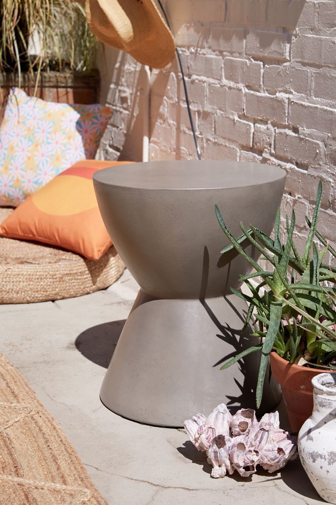 Alper Hourglass Outdoor Stool | Urban Outfitters (US and RoW)