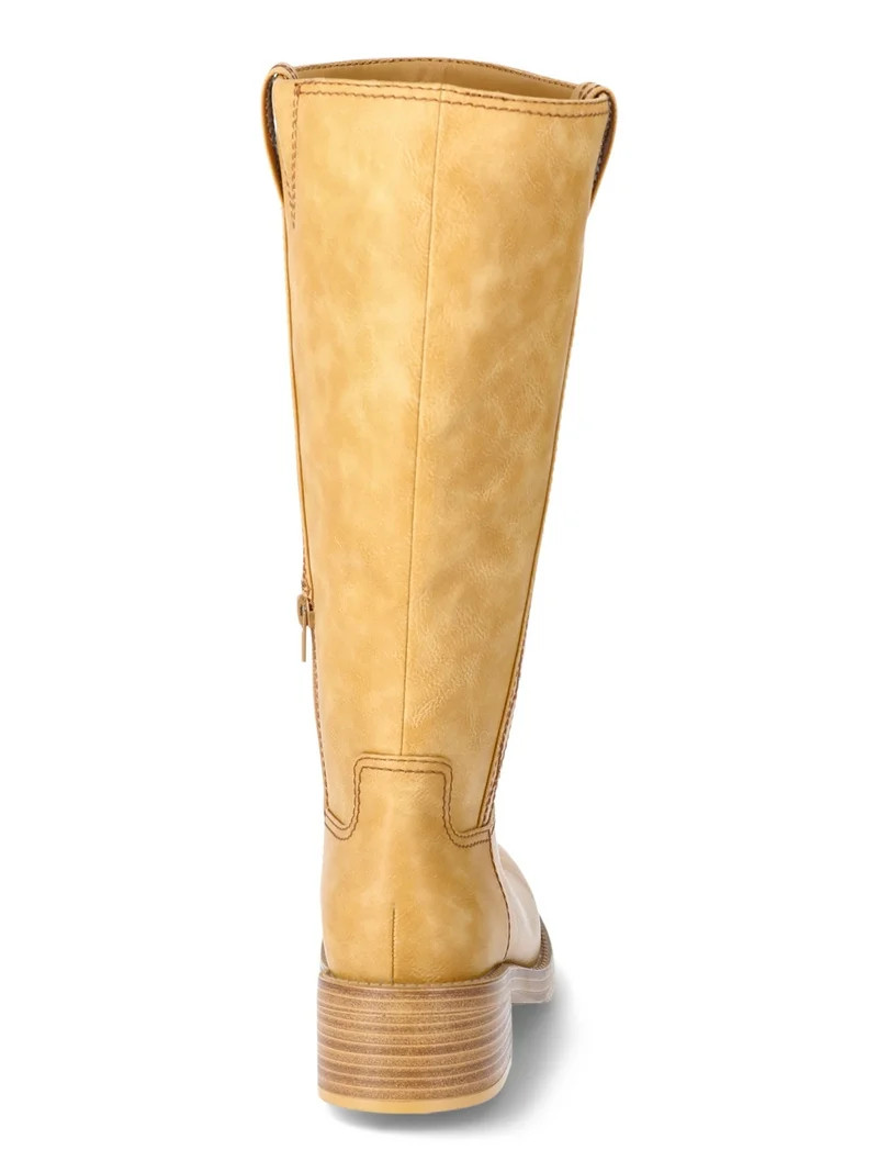 No Boundaries Women's Tall Riding Boot, Wide Width Available - Walmart.com | Walmart (US)