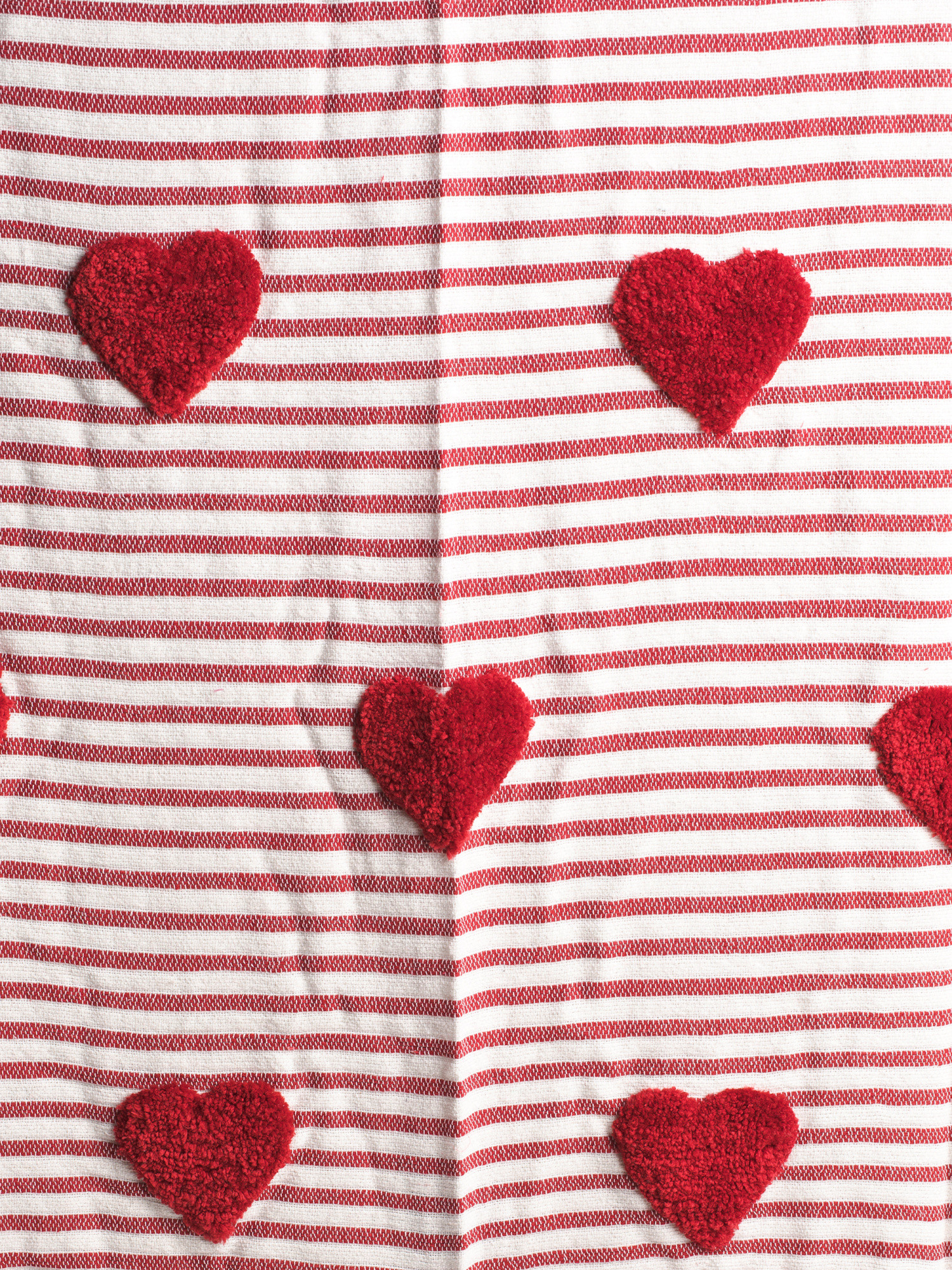 Striped Tufted Hearts Throw | Valentine's Day | Marshalls | Marshalls