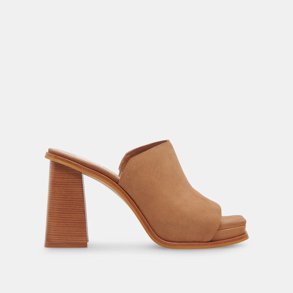 ANISE HEELS WHISKEY NUBUCK | DolceVita.com