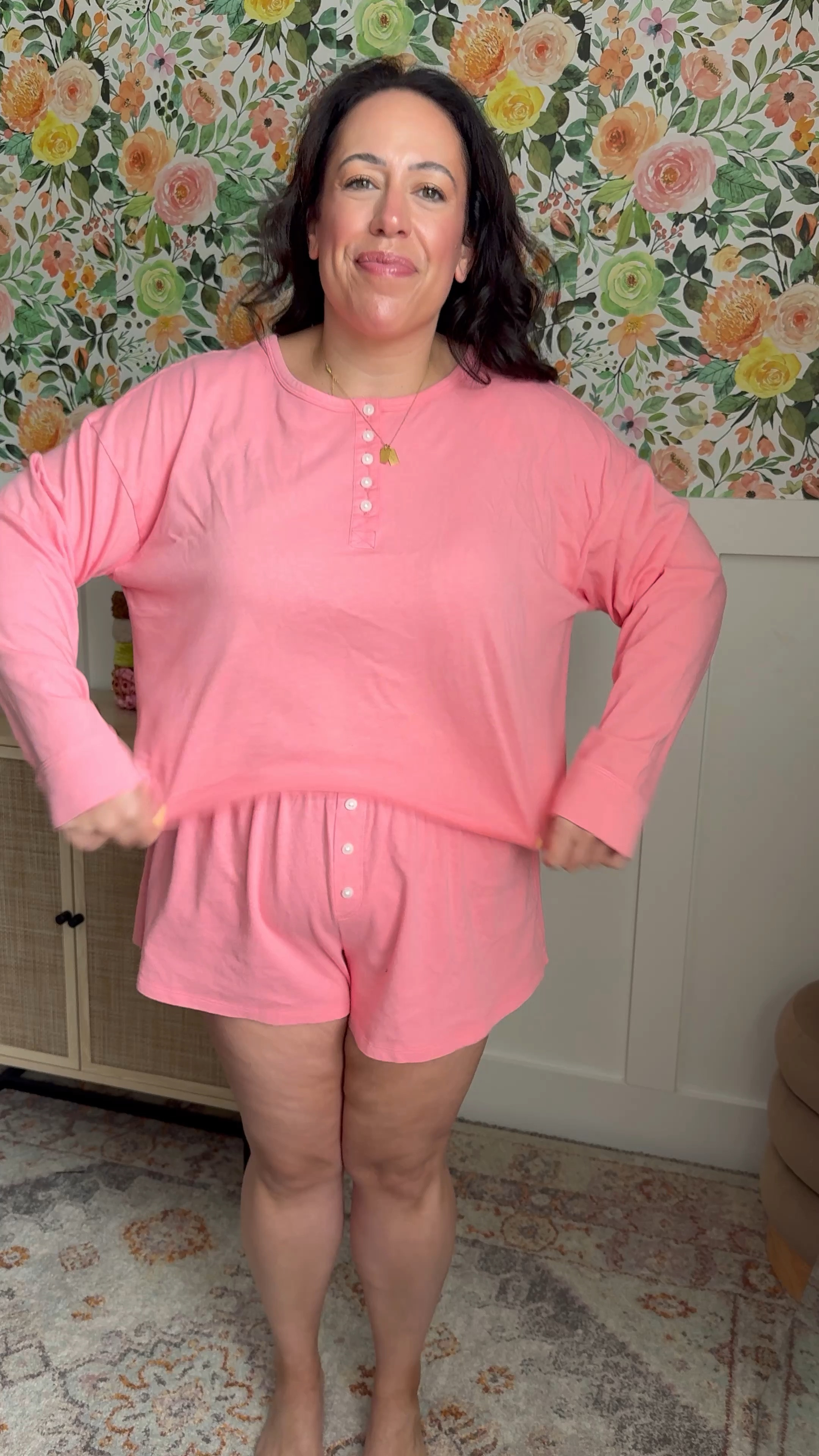 Comfy pajamas for early fall midsize approved!! Size xl in bottoms large in top!

#LTKFindsUnder100 #LTKFindsUnder50 #LTKMidsize