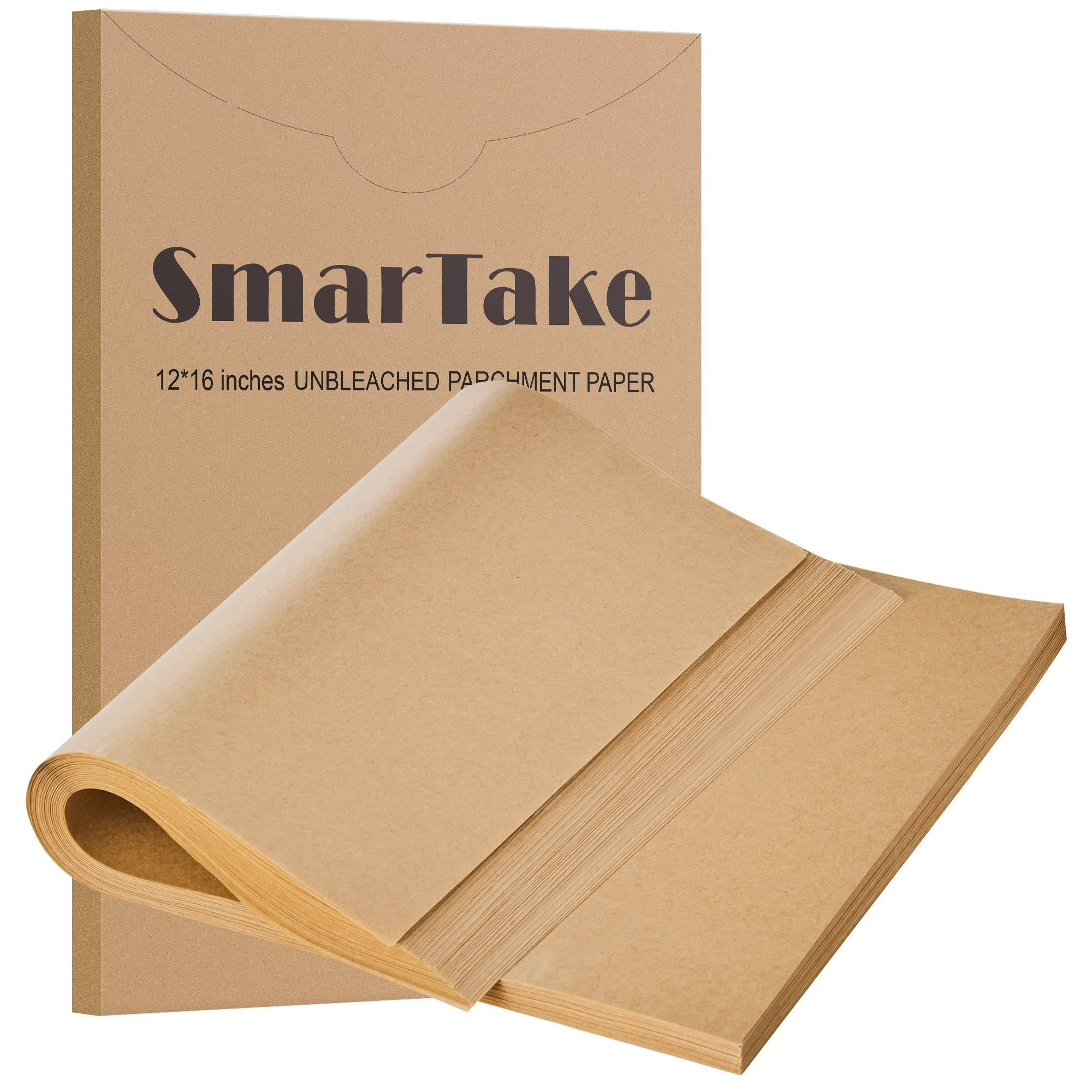 SMARTAKE 200 Pcs Parchment Paper Baking Sheets, 12x16 Inches Non-Stick Precut Baking Parchment, f... | Amazon (US)