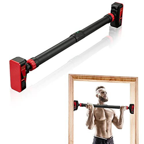 Pull Up Bar for Doorway, Strength Training Pull-up Bars, Chin Up Bar, No Screws, With Level Meter and Adjustable Width for Home Gym Upper Body Workout, No Installation Required, Max Load 440 LBS | Amazon (US)