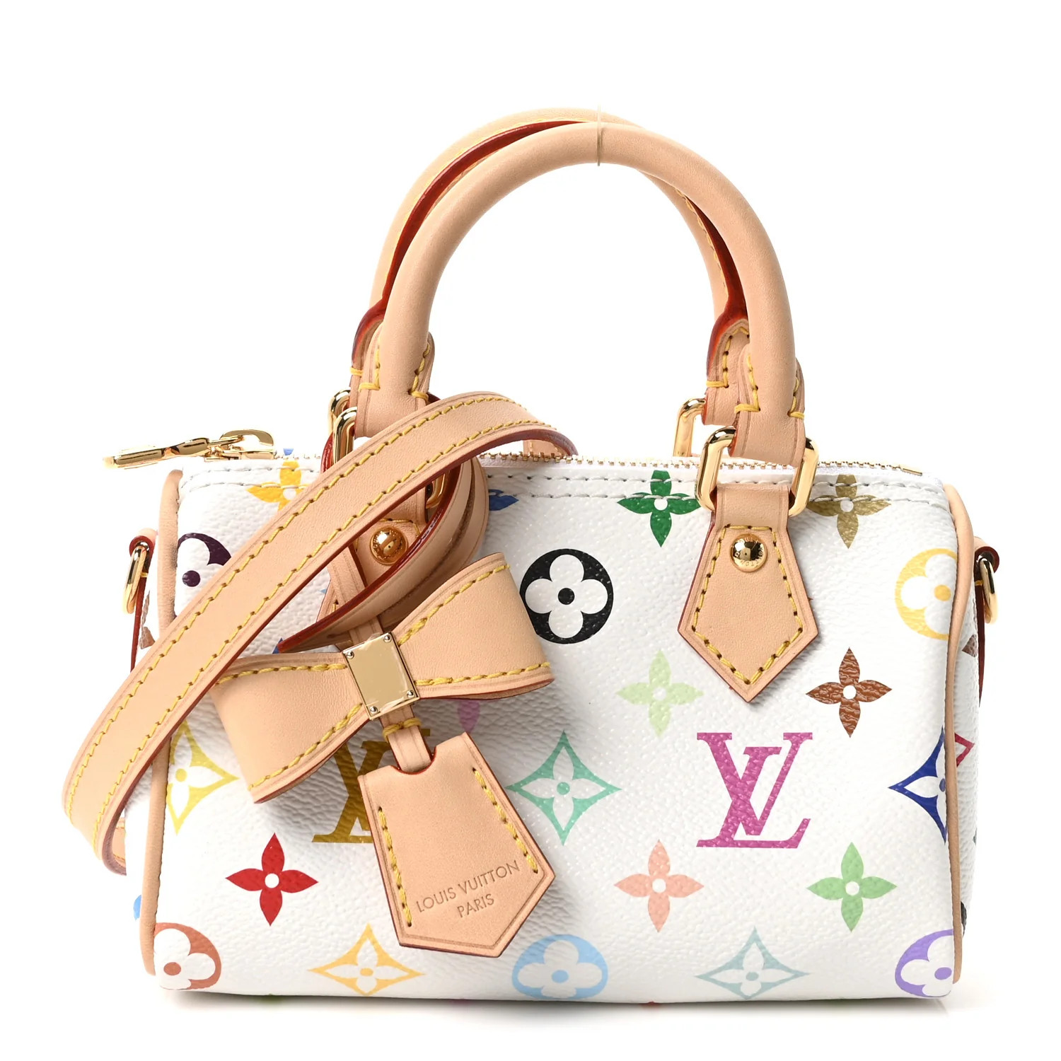 Louis Vuitton LV X TM Monogram Multicolor Nano Speedy White 1887045 | FASHIONPHILE (US)