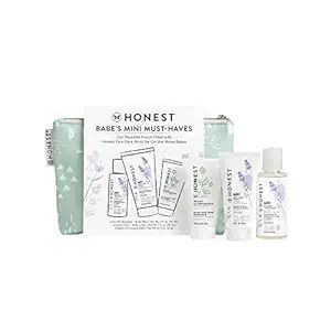The Honest Company Babe's Mini Must Haves Gift Set | Travel Size Lavender Shampoo + Body Wash (2 ... | Amazon (US)
